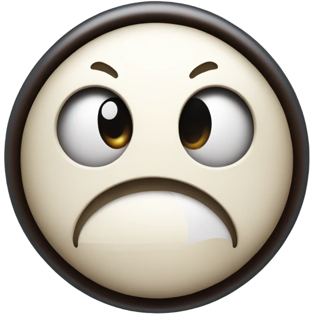 dizzy face with "@" for e emoji
