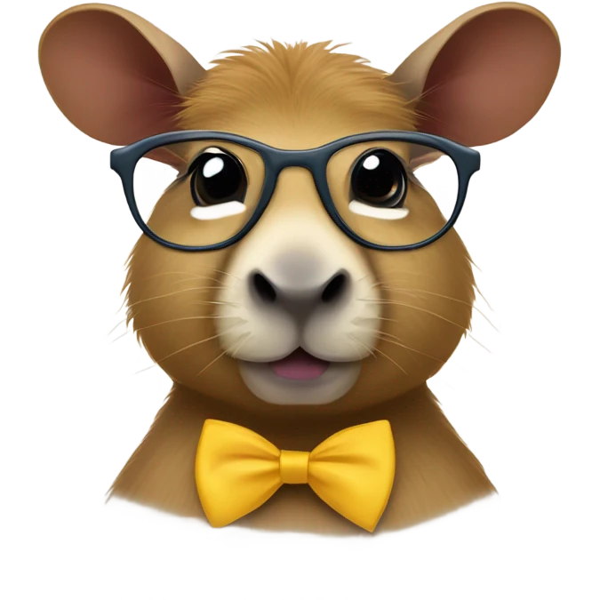 capybara nerd emoji