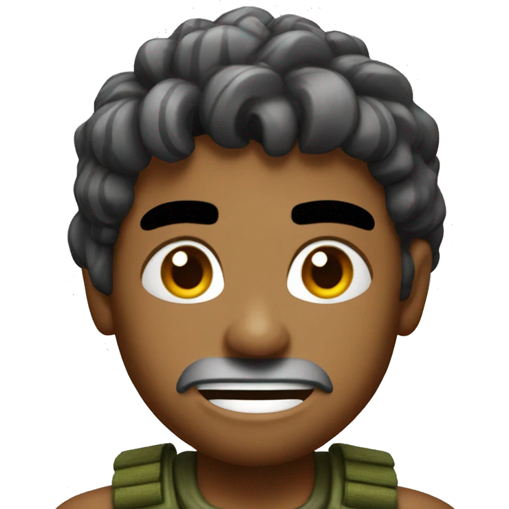 Rambo winks emoji