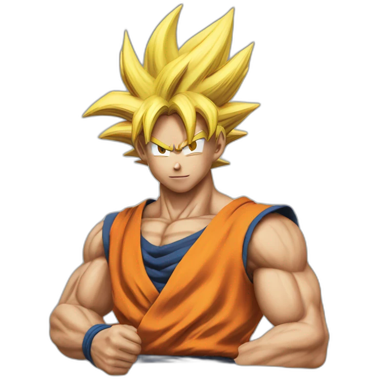 does goku clean nuts? emoji