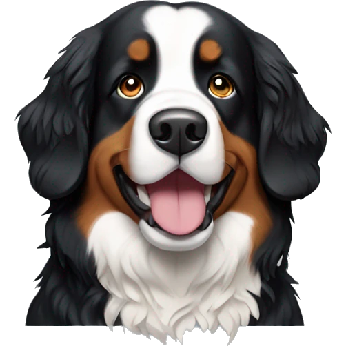 Bernese mountain dog emoji