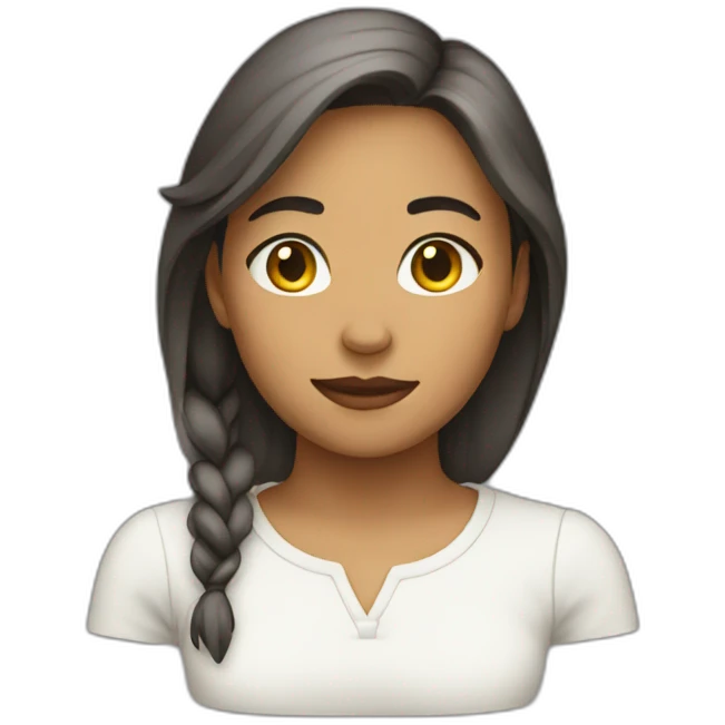 Femme sans habits emoji