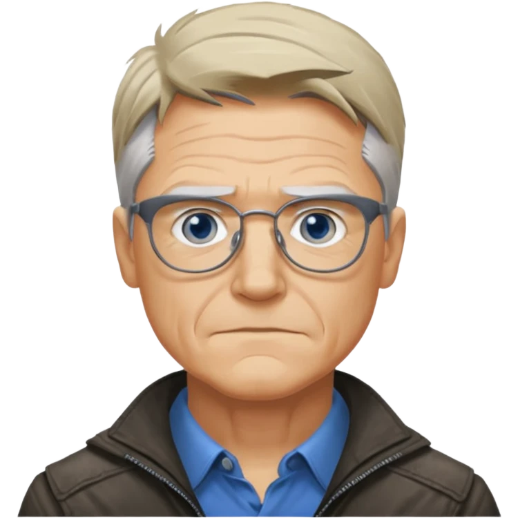 old Hawkeye  Clint Barton with glasses 
 emoji