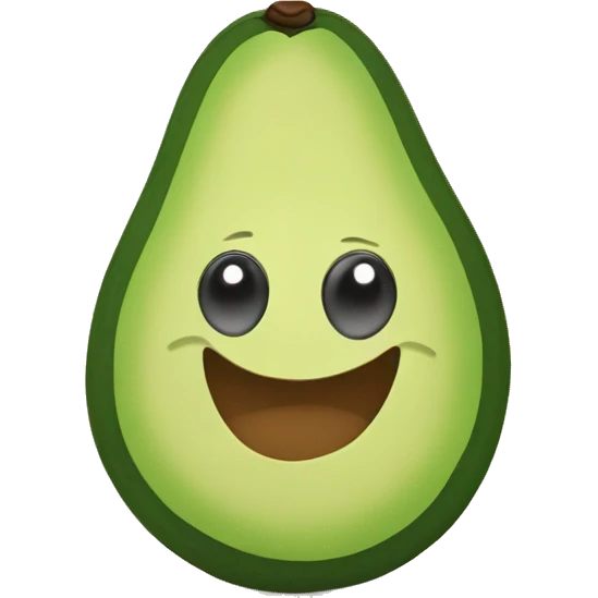 avocado smail emoji