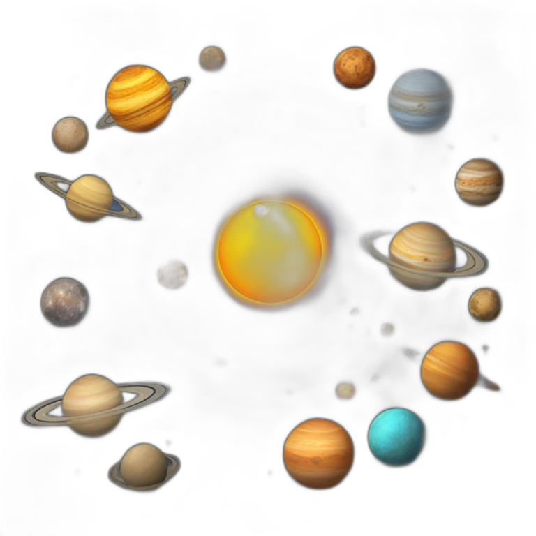 Solar system emoji