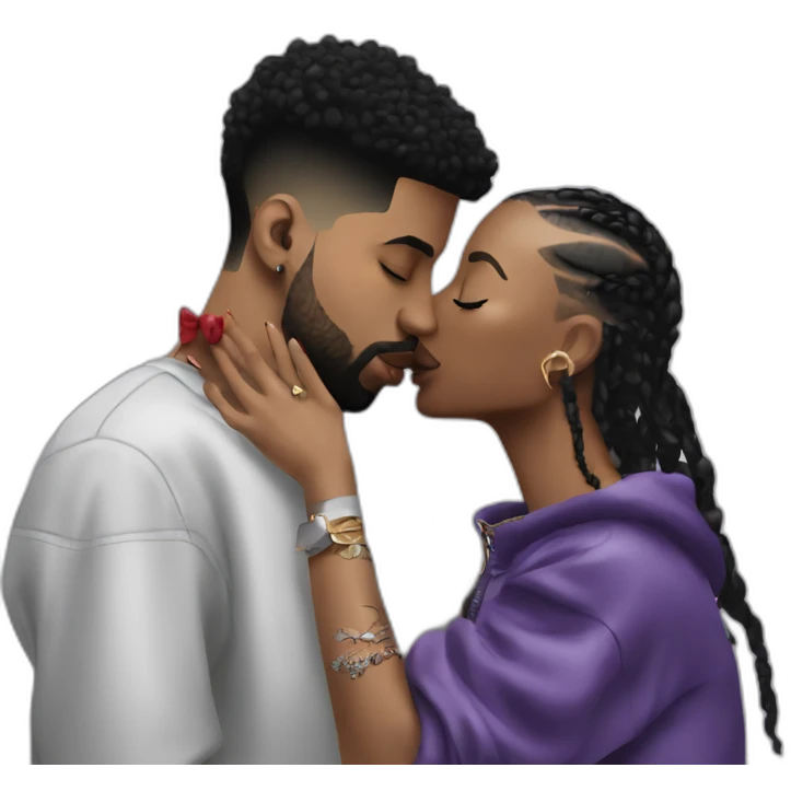 drake kissing 21 savage emoji