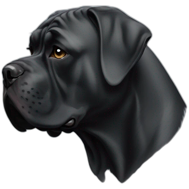 Cane Corso in profile emoji