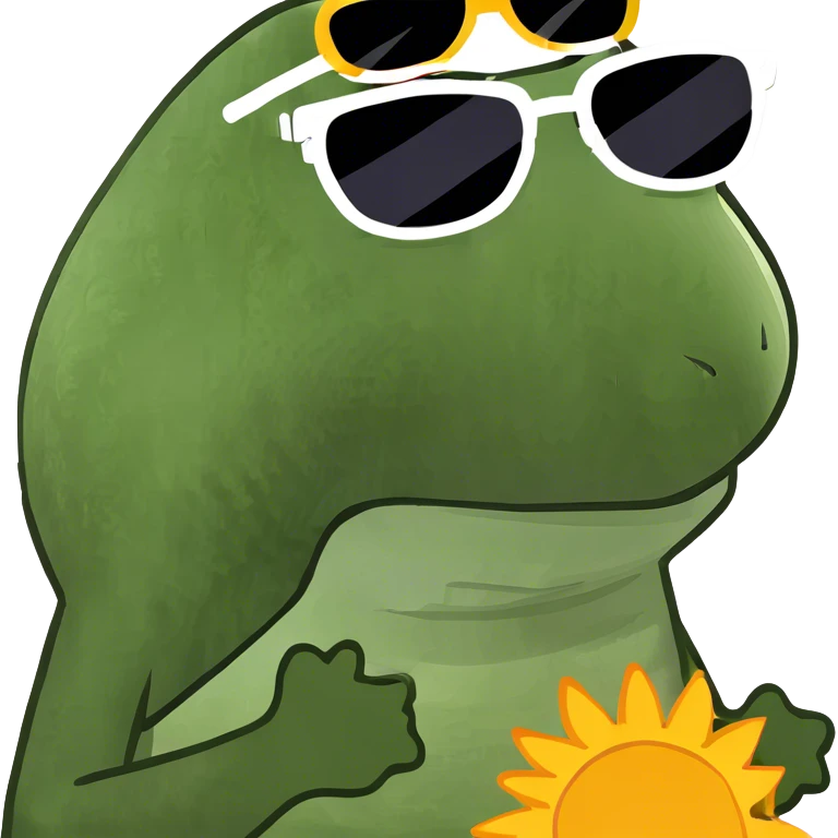 Dog on the beach emoji