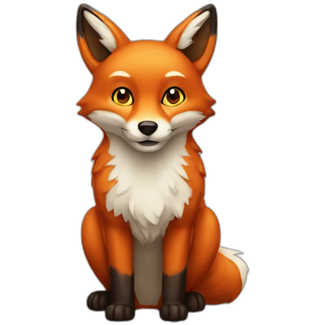 a fox emoji