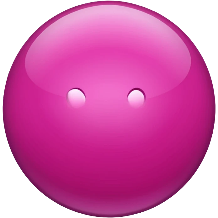 magenta color sphere. Negative : Emoji. emoji