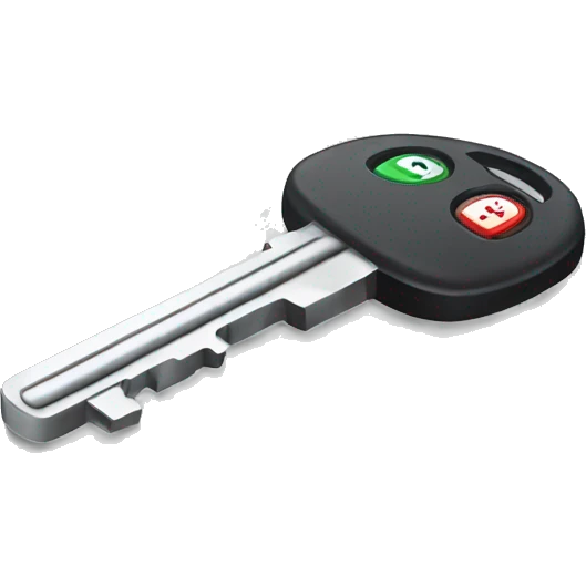 Car key emoji
