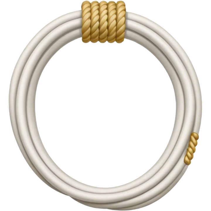 straight white rope emoji
