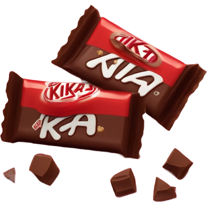 kitkat candy emoji