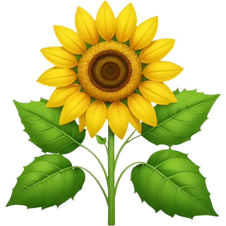 I give the picture name sunflower.   i want guess the two emoji  sunflower  emoji