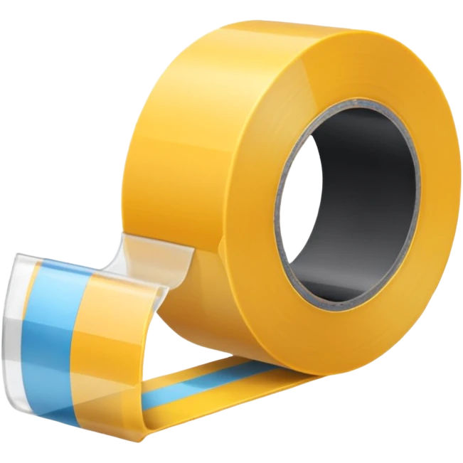 A roll of tape emoji