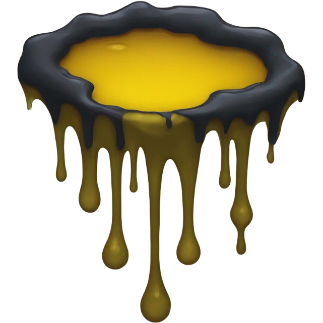 Dark yellow ooze puddle emoji
