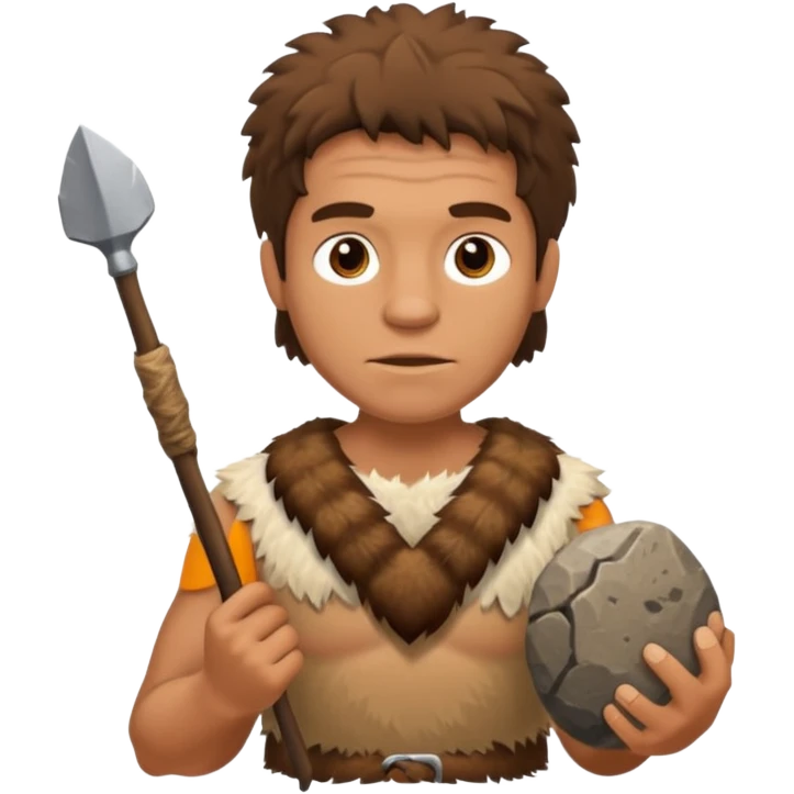 stone age man  emoji