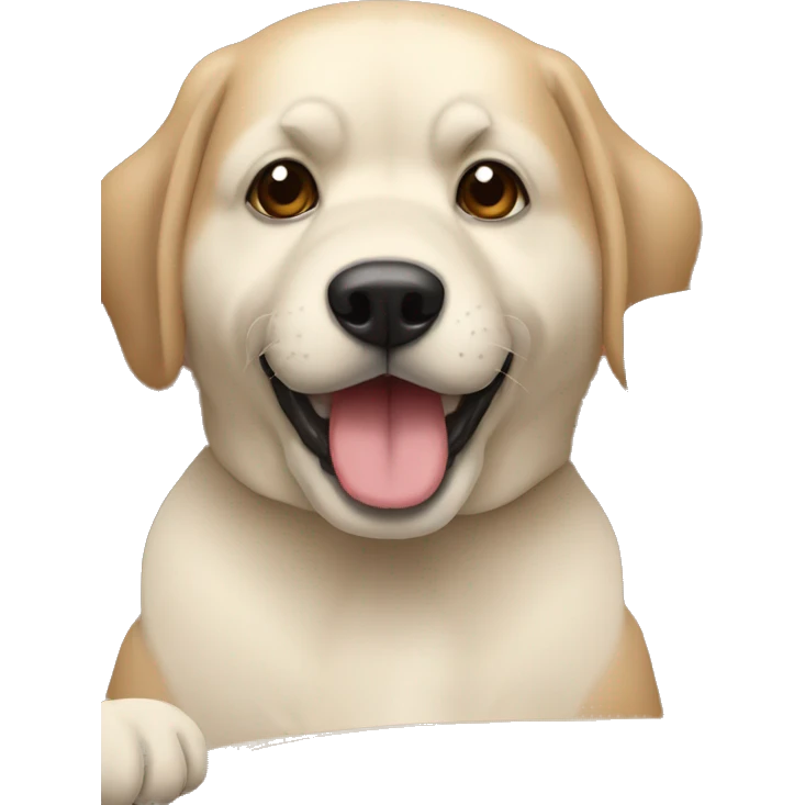 Chien qui mange du couscous emoji