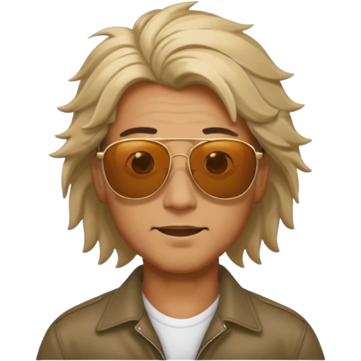 Rooftop man wind hair emoji
