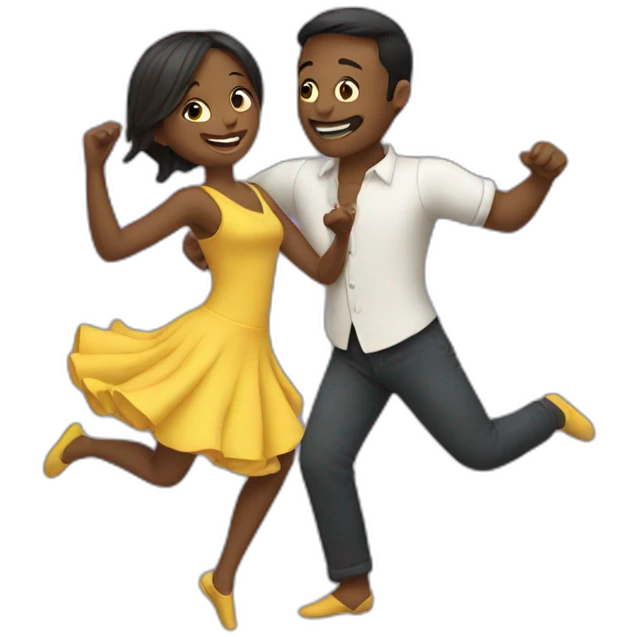 couple dancing emoji