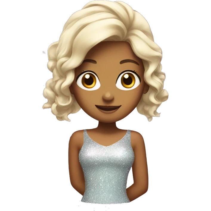 sparkle girl emoji