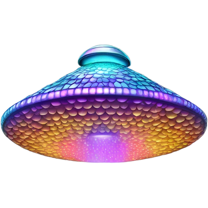 UFO with scales emoji