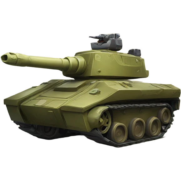 T. rex in a tank emoji