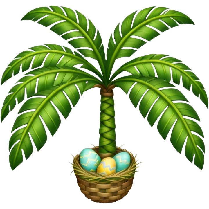 Easter palm decoration emoji