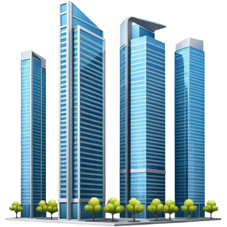 Dos edificios juntos emoji