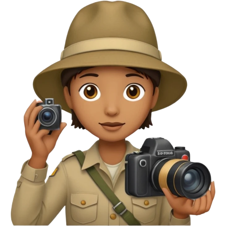 
wildlife photographer emoji