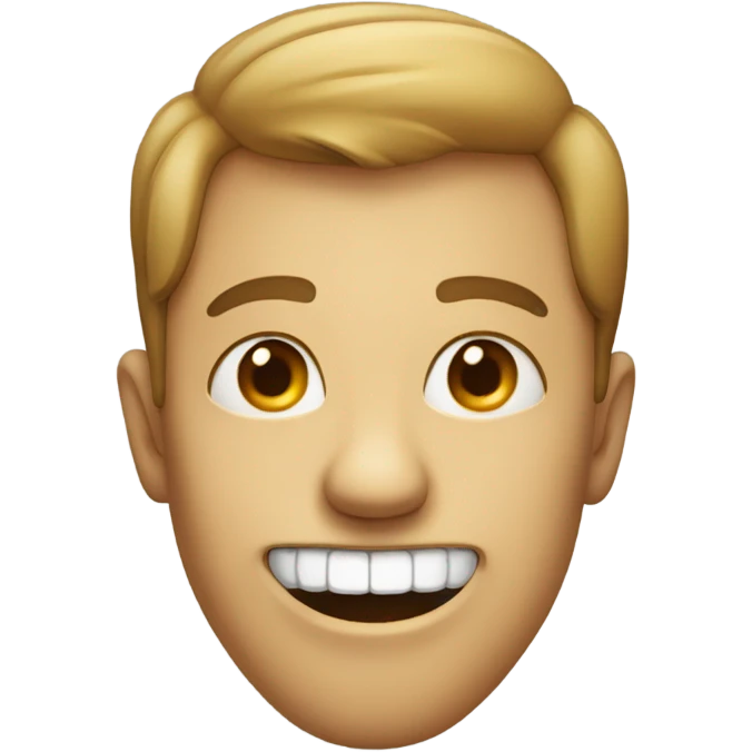fake smile emoji