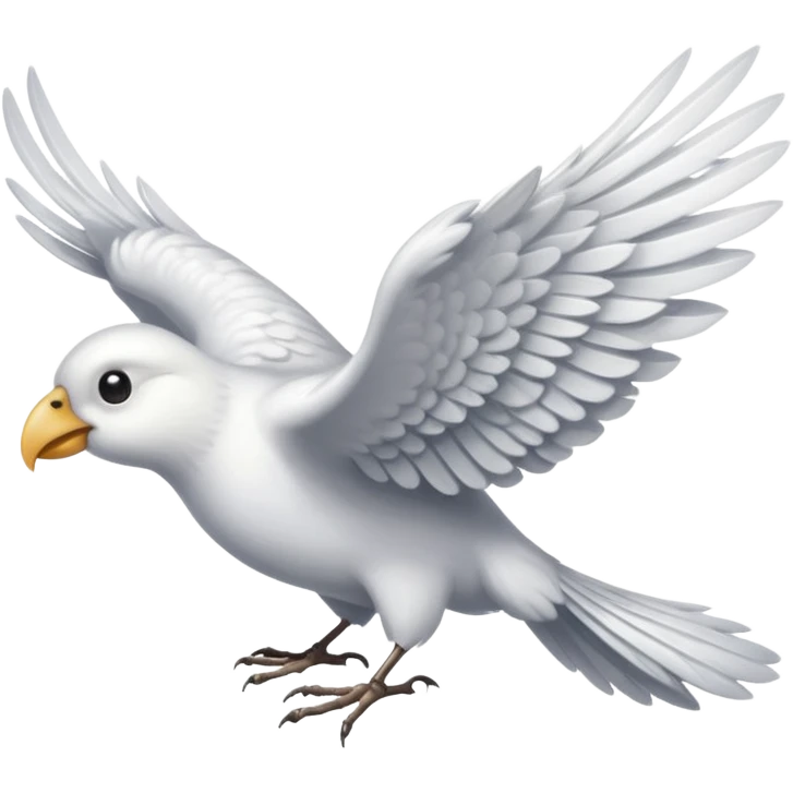 Single Wings of left side emoji