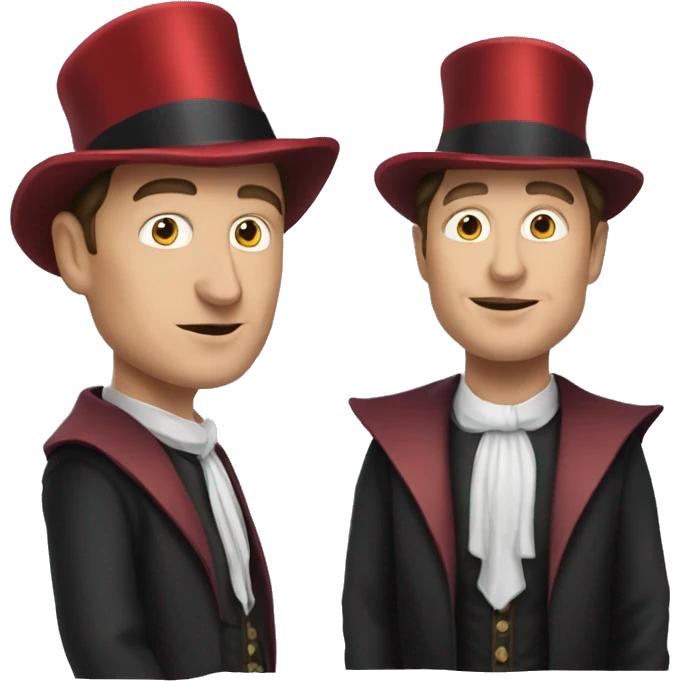 Elon musk with a magician hat emoji