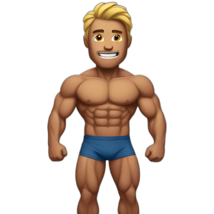 Muscular body emoji
