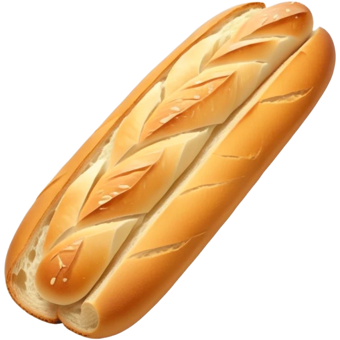 one piece of baguette emoji