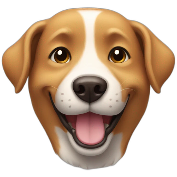 Dog smile emoji