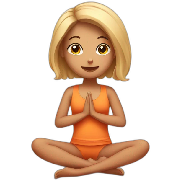 Bebe yoga emoji