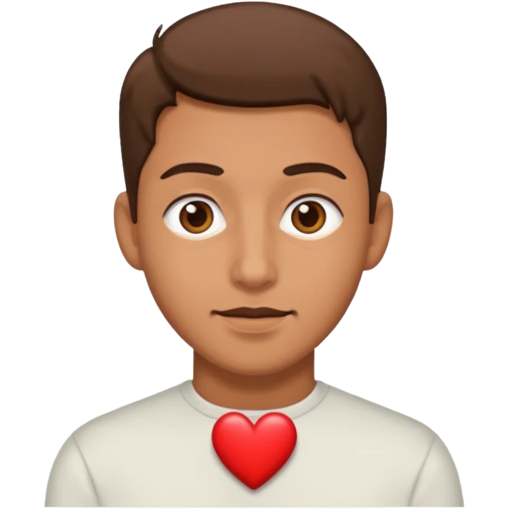 man with heart eye emoji