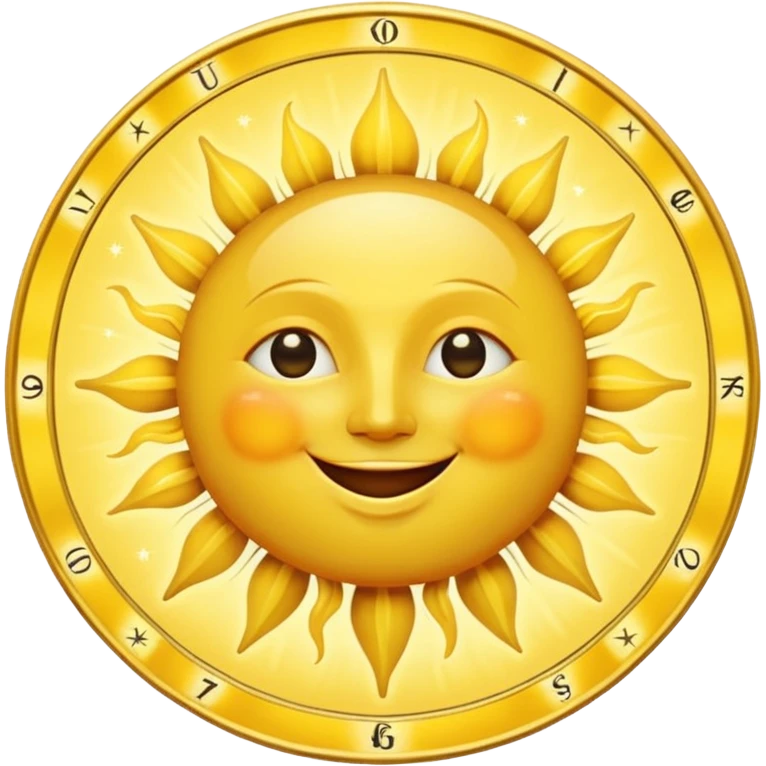 "the sun" tarot card emoji