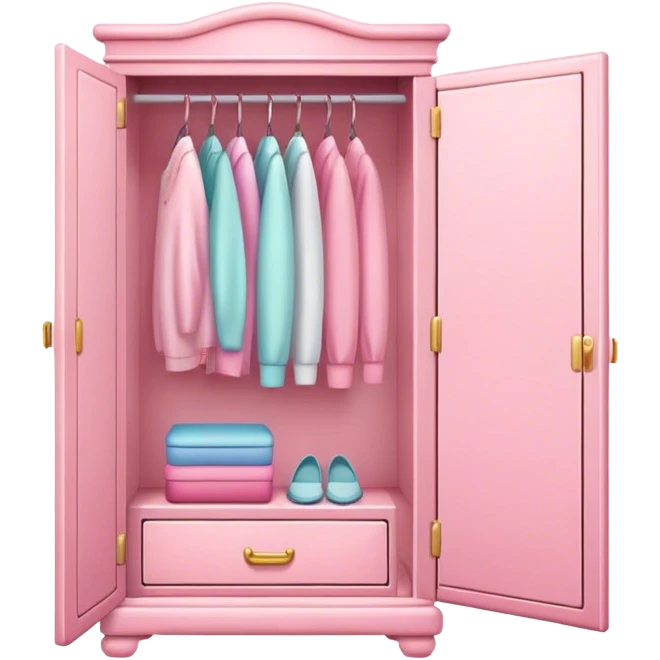 light pink closet emoji