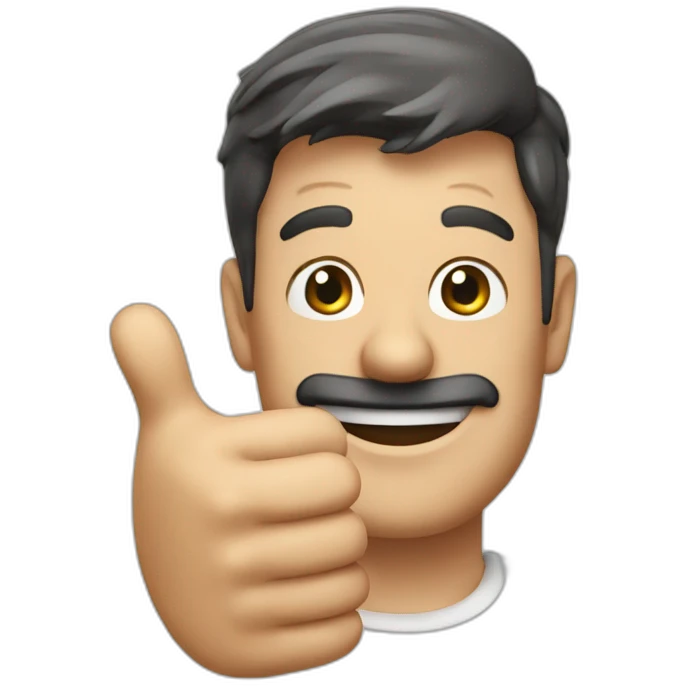 MR BEN THUMBS UP emoji