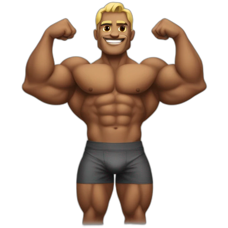 Hadi choopan body builder emoji
