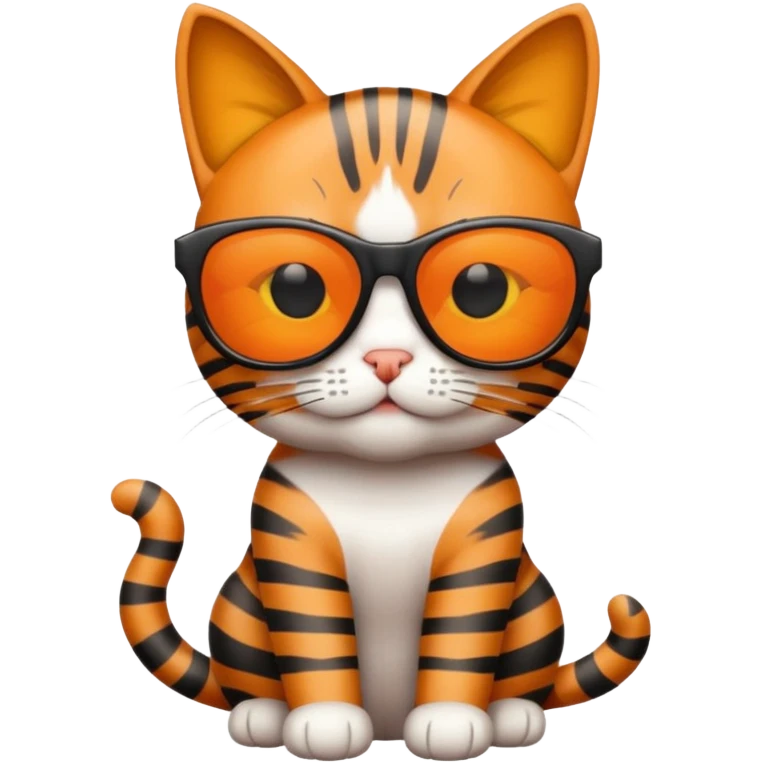 Cat wearing sunglasses emoji