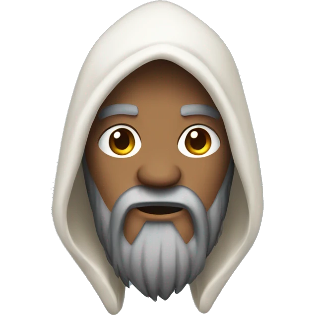 hooded and bearded druid emoji