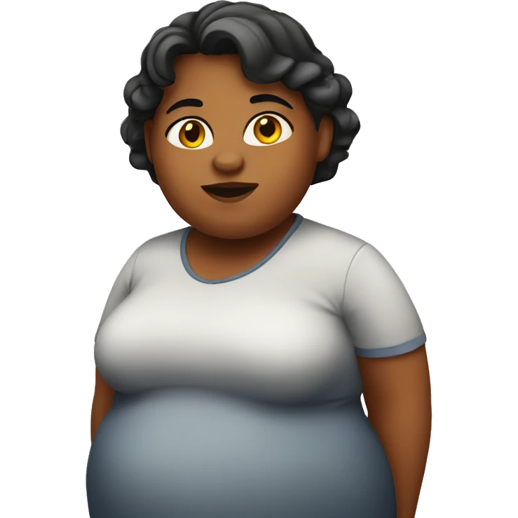 Fat girl emoji