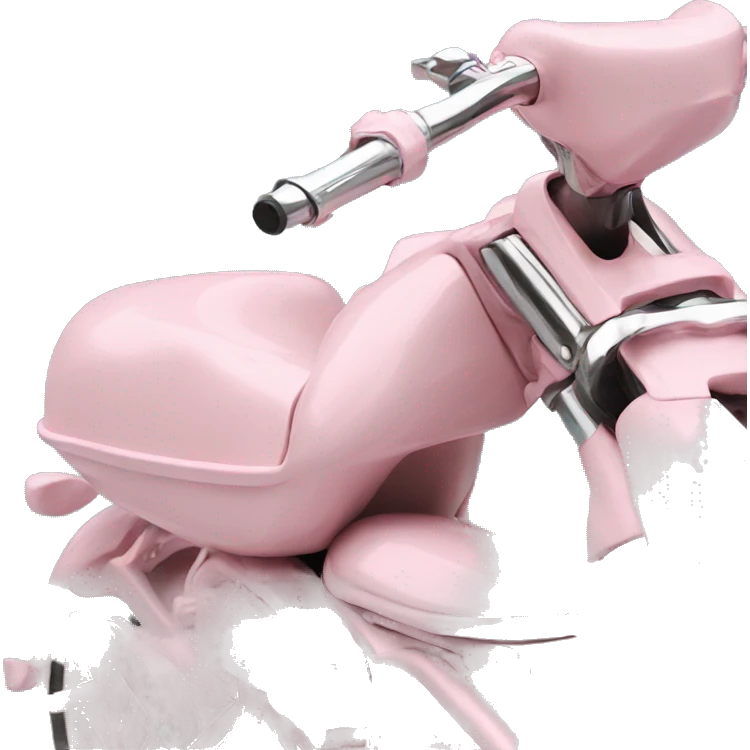 pastel pink chopper bag emoji
