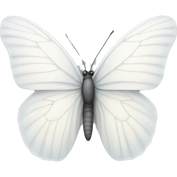white butterfly emoji