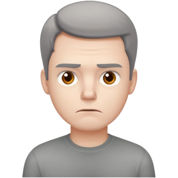 the most boring man in the world ultra realistic emoji