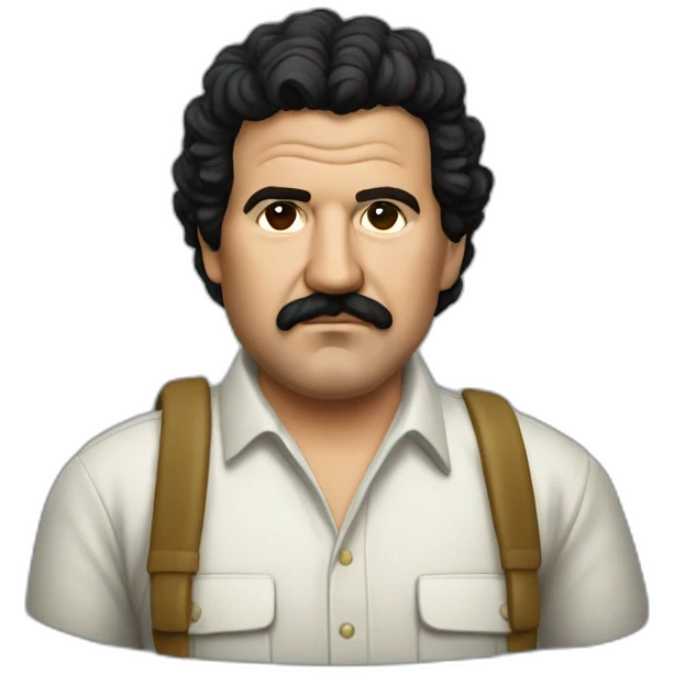 Pablo Escobar enfadado emoji