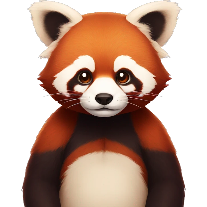 red panda sad emoji